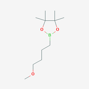 2-(4-Methoxybutyl)-4,4,5,5-tetramethyl-1,3,2-dioxaborolane