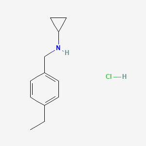 N-(4-Ethylbenzyl)cyclopropanamine hydrochloride