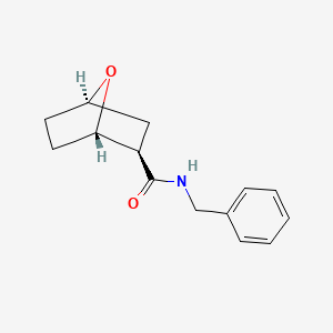 molecular formula C14H17NO2 B2997663 (1S,2R,4R)-N-Benzyl-7-oxabicyclo[2.2.1]heptane-2-carboxamide CAS No. 2089245-97-4