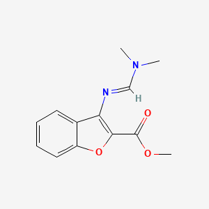 methyl 3-{[(E)-(dimethylamino)methylidene]amino}-1-benzofuran-2-carboxylate