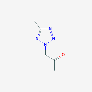 1-(5-methyl-2H-tetrazol-2-yl)propan-2-one