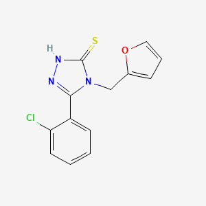 5-(2-chlorophenyl)-4-(furan-2-ylmethyl)-4H-1,2,4-triazole-3-thiol