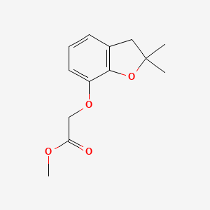 Methyl [(2,2-dimethyl-2,3-dihydro-1-benzofuran-7-yl)oxy]acetate