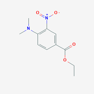 molecular formula C11H14N2O4 B2997786 4-(二甲氨基)-3-硝基苯甲酸乙酯 CAS No. 40700-40-1