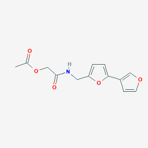 2-(([2,3'-Bifuran]-5-ylmethyl)amino)-2-oxoethyl acetate