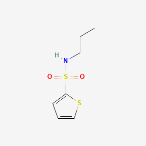 molecular formula C7H11NO2S2 B2997810 N-propylthiophene-2-sulfonamide CAS No. 741729-01-1