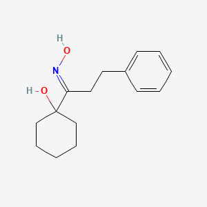 1-(1-Hydroxycyclohexyl)-3-phenylpropan-1-one oxime
