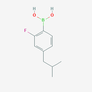 [2-Fluoro-4-(2-methylpropyl)phenyl]boronic acid
