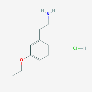 molecular formula C10H16ClNO B2997836 2-(3-Ethoxyphenyl)ethanamine;hydrochloride CAS No. 1071569-80-6