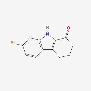 molecular formula C12H10BrNO B2997907 7-溴-2,3,4,9-四氢-1H-咔唑-1-酮 CAS No. 847987-95-5