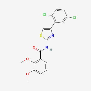 N-[4-(2,5-dichlorophenyl)-1,3-thiazol-2-yl]-2,3-dimethoxybenzamide