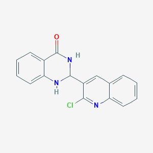 2-(2-chloro-3-quinolinyl)-2,3-dihydro-4(1H)-quinazolinone