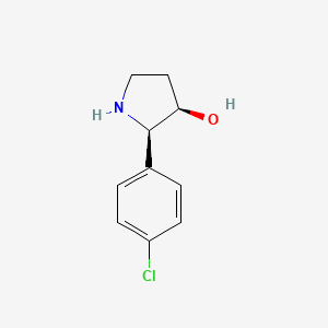 (2R,3R)-2-(4-chlorophenyl)pyrrolidin-3-ol