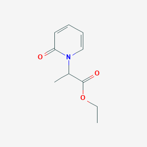 molecular formula C10H13NO3 B2998062 Ethyl 2-(2-oxopyridin-1(2H)-yl)propanoate CAS No. 1446704-75-1