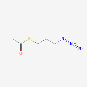 molecular formula C5H9N3OS B2998101 S-(3-azidopropyl) ethanethioate CAS No. 1435934-86-3