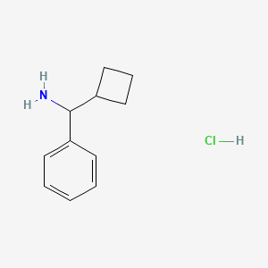 molecular formula C11H16ClN B2998108 环丁基(苯基)甲胺 盐酸盐 CAS No. 58271-61-7