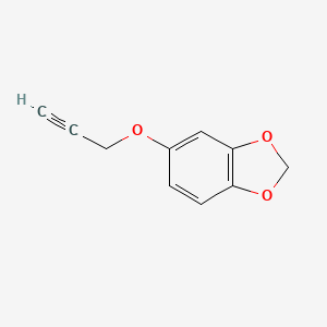 molecular formula C10H8O3 B2998115 5-(2-Propynyloxy)-1,3-benzodioxole CAS No. 19947-80-9