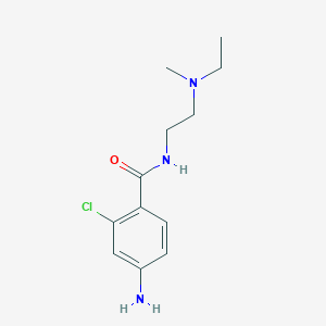 4-amino-2-chloro-N-{2-[ethyl(methyl)amino]ethyl}benzamide