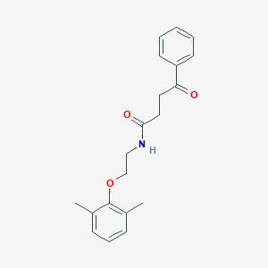 N-[2-(2,6-dimethylphenoxy)ethyl]-4-oxo-4-phenylbutanamide