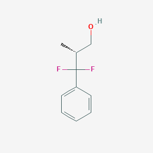 (2R)-3,3-Difluoro-2-methyl-3-phenylpropan-1-ol