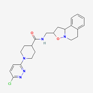 N-(1,5,6,10b-tetrahydro-2H-isoxazolo[3,2-a]isoquinolin-2-ylmethyl)-1-(6-chloro-3-pyridazinyl)-4-piperidinecarboxamide