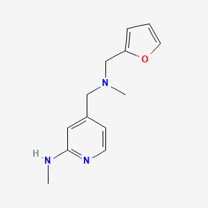 4-({[(furan-2-yl)methyl](methyl)amino}methyl)-N-methylpyridin-2-amine