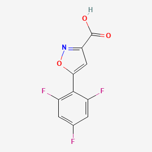 5-(2,4,6-Trifluorophenyl)isoxazole-3-carboxylic acid