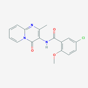 5-chloro-2-methoxy-N-(2-methyl-4-oxo-4H-pyrido[1,2-a]pyrimidin-3-yl)benzamide