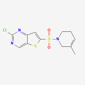 1-({2-Chlorothieno[3,2-d]pyrimidin-6-yl}sulfonyl)-5-methyl-1,2,3,6-tetrahydropyridine