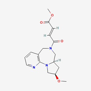 Methyl (E)-4-[(4R,6R)-4-methoxy-2,8,14-triazatricyclo[8.4.0.02,6]tetradeca-1(10),11,13-trien-8-yl]-4-oxobut-2-enoate