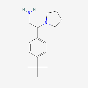 2-[4-(Tert-butyl)phenyl]-2-pyrrolidinylethylamine
