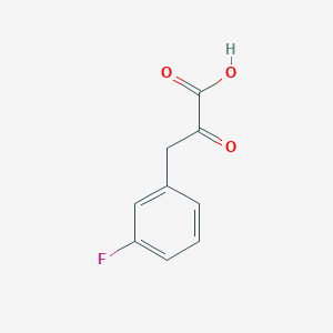 molecular formula C9H7FO3 B2998243 3-(3-Fluorophenyl)-2-oxopropanoic acid CAS No. 95041-89-7