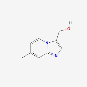 molecular formula C9H10N2O B2998269 (7-Methylimidazo[1,2-A]pyridin-3-YL)methanol CAS No. 29096-61-5
