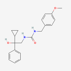 molecular formula C20H24N2O3 B2998288 1-(2-Cyclopropyl-2-hydroxy-2-phenylethyl)-3-(4-methoxybenzyl)urea CAS No. 1421510-18-0