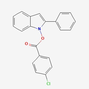 2-phenyl-1H-indol-1-yl 4-chlorobenzoate