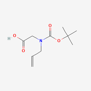 molecular formula C10H17NO4 B2998343 Boc-N-(Allyl)-Glycine CAS No. 143979-15-1; 145618-68-4; 170899-08-8
