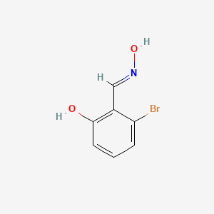molecular formula C7H6BrNO2 B2998346 3-Bromo-2-[(E)-hydroxyiminomethyl]phenol CAS No. 1824848-94-3