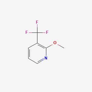 molecular formula C7H6F3NO B2998355 2-Methoxy-3-(trifluoromethyl)pyridine CAS No. 1211584-76-7; 121643-44-5
