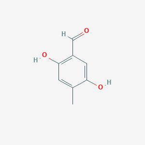 molecular formula C8H8O3 B2998362 2,5-二羟基-4-甲基苯甲醛 CAS No. 52010-89-6