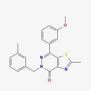 7-(3-methoxyphenyl)-2-methyl-5-(3-methylbenzyl)thiazolo[4,5-d]pyridazin-4(5H)-one