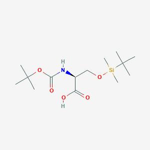 N-(tert-Butoxycarbonyl)-O-(tert-butyldimethylsilyl)serine