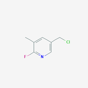 B2998424 5-(Chloromethyl)-2-fluoro-3-methylpyridine CAS No. 1260812-45-0