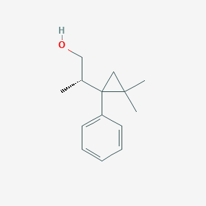 B2998432 (2S)-2-(2,2-Dimethyl-1-phenylcyclopropyl)propan-1-ol CAS No. 2248213-40-1