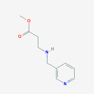 molecular formula C10H14N2O2 B2998435 3-[(3-吡啶基甲基)氨基]丙酸甲酯 CAS No. 33710-20-2