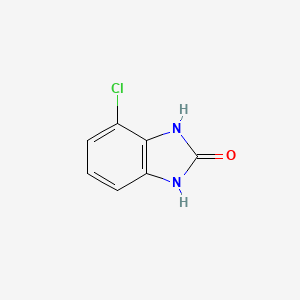 molecular formula C7H5ClN2O B2998469 4-chloro-1H-1,3-benzodiazol-2-ol CAS No. 5918-97-8