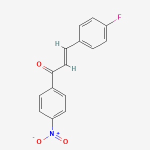 molecular formula C15H10FNO3 B2998481 4-Fluoro-4'-nitrochalcone CAS No. 102692-39-7; 2805-53-0