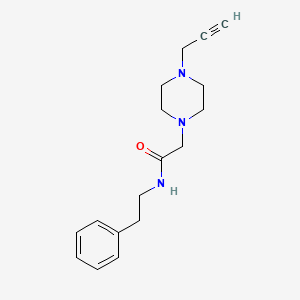 molecular formula C17H23N3O B2998489 N-(2-phenylethyl)-2-[4-(prop-2-yn-1-yl)piperazin-1-yl]acetamide CAS No. 1423758-82-0