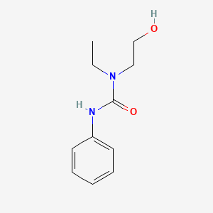 B2998506 1-Ethyl-1-(2-hydroxyethyl)-3-phenylurea CAS No. 199190-54-0