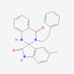 5-methyl-3'-(2-phenylethyl)-1'H-spiro[indole-3,2'-quinazoline]-2,4'(1H,3'H)-dione