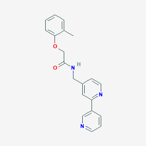 molecular formula C20H19N3O2 B2998661 N-([2,3'-联吡啶]-4-基甲基)-2-(邻甲苯氧基)乙酰胺 CAS No. 1904375-51-4